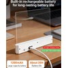 Lámpara de Lectura LED Plana y Transparente Recargable White