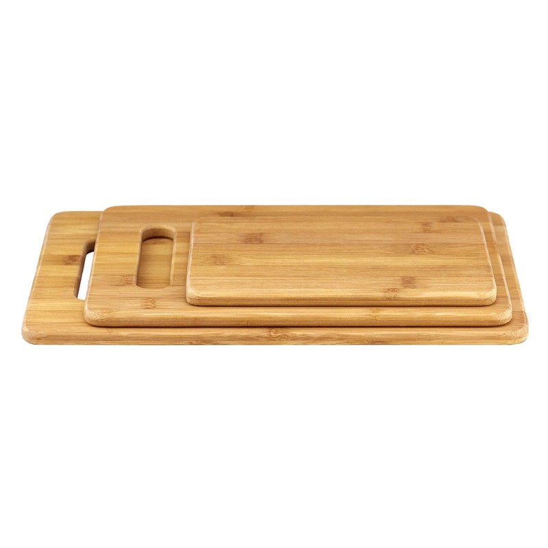Totally Bamboo 3-Piece Bamboo Cutting Board Set – Reversible Kitchen