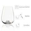 Stölzle 104 00 12 Set Vulcano Cup with Aroma Cone,