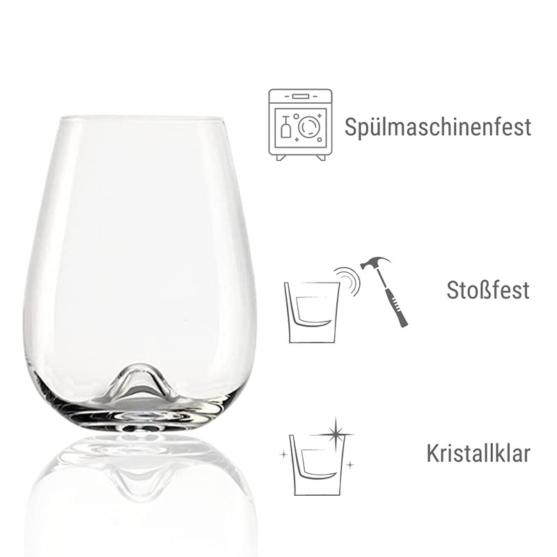 Stölzle 104 00 12 Set Vulcano Cup with Aroma Cone,