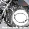 Motoforti 160cm 62.99" Motorcycle ATV Braided Brake Clutch Oil Hoses