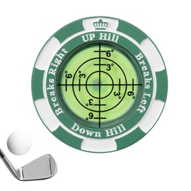 Pokumil Golf Marker, Magnet, Putting Guide, Golf Marker, Level, Marker, For Golf Putting Practice, High Precision, Multi-functional, Round Bubble Level, Stylish, Golf Equipment, Golf Enthusiasts, Gift