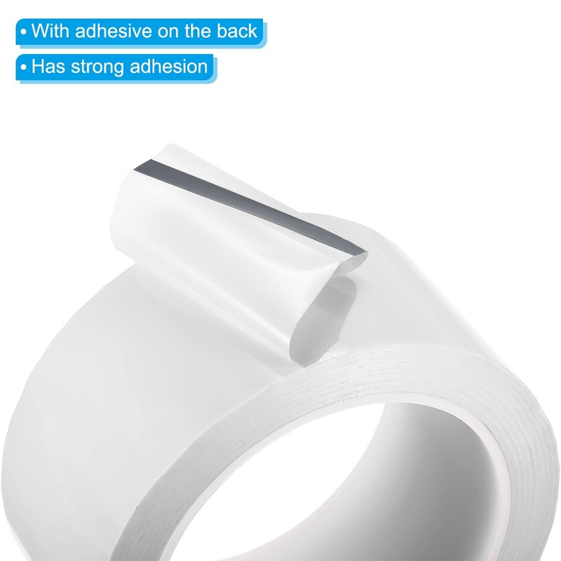 PATIKIL Whiteboard Tape 2" 50mmX66m, Thin Dry Erase Tape for
