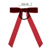 10PCS Bow Hair Tie Velvet Hair Ribbon Elastics Hair Scrunchies