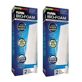 Fluval A222 Foam Filter Accessories for 204/205/206 304/305/306 (Pack of 2)