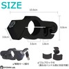 RYOHIN Lab Brake Lock for Motorcycles, Anti-Theft, Steering Wheel Lock,