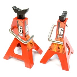 Integy Precision Realistic Model Jack Stands (2) for 1/10 & 1/8 Scale & Rock Crawler