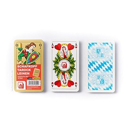 'Nuremberg Playing Cards NBGD0027 Sheep Head – Premium Linen/Translucent Card Game