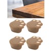 12 Pcs Corner Protector Cat Paw Shape Silicone Material 3.8x3.8x1.9cm