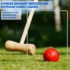 Deekin Set of 9 Croquet Wickets Replacement for Croquet Metal