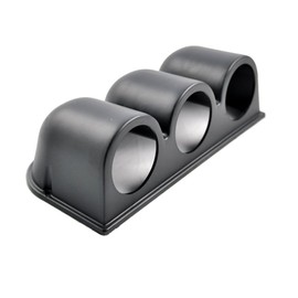 E Support™ Black 2 Inch 52 mm 3x Pod Universal Holder Car Gauge Holder Instrument Holder