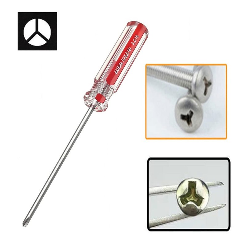 Auniwaig Y Tip Screwdriver, Magnetic Spanner Screwdriver, 45# Steel Tri-wing