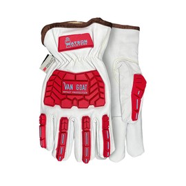 Watson Gloves Van Goat Winter Lined Work Gloves - Water & Oil Resistant Goatskin, Kevlar Stitched, Impact & Cut Resistant (Small)