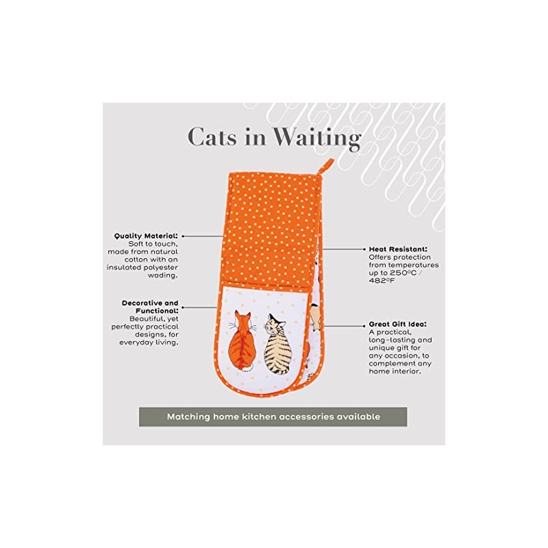 Ulster Weavers Double Oven Glove - Heat Resistant, 100% Cotton