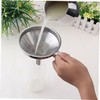 Funnels Stainless Steel Kitchen 13 cm Funnels with Handle, Detachable