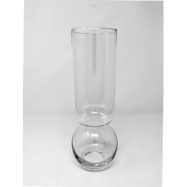 Chalily Flower Vase - Glass Bulb Vase, Tall | Great for Amaryllis Paperwhites and Hyacinth | Stunning Custom Glass | NO Messy Soil | Hydroponic Glassware | Self Watering Container | 1 - Count