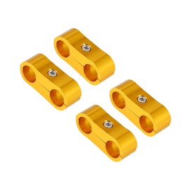 ACROPIX Hose Separator Clamp Car Accessories Go Old Tone - Set of 4