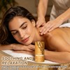 2PCS Sweet Ginger Vapor Rub Stick, All-Natural Herbal Massage Balm