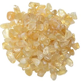 Hypnotic Gems Materials: 1 lb Citrine Tumbled Stones - Grade 1 - XXSmall - 0.25" to 0.75" Avg. - Bulk Natural Rocks Polished Gemstone Supplies for Wicca, Reiki, Energy Crystal Healing