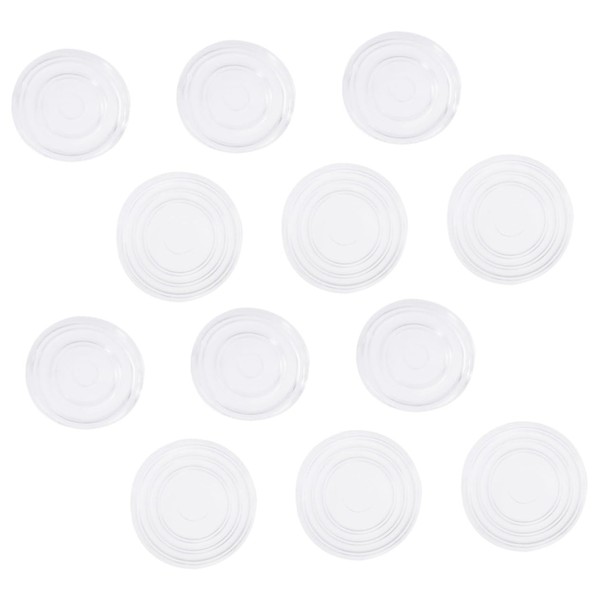 Operitacx 2sets Transparent Furniture Bumpers Slip Pads for Glass Tables