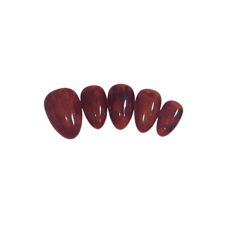 Amber Seok Handmade Nail Tip - Almond (Length - part