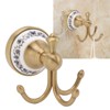Wall Mounted Bathroom Coat Hook Beautiful Decorative Elegant Clothing Robe