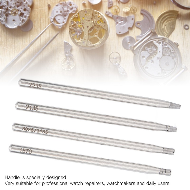 4pcs Watch Hands Presser Pusher Watch Setting Fitting Repair Tools