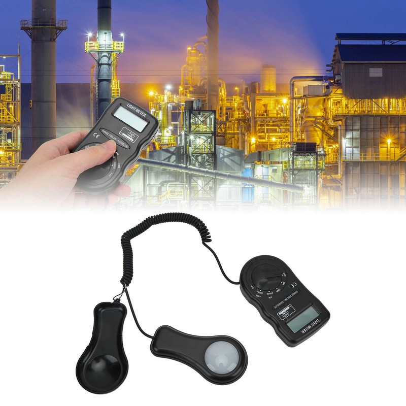 DT‑1300 Light Meter Digital Illuminance Meter with LCD Screen Portable