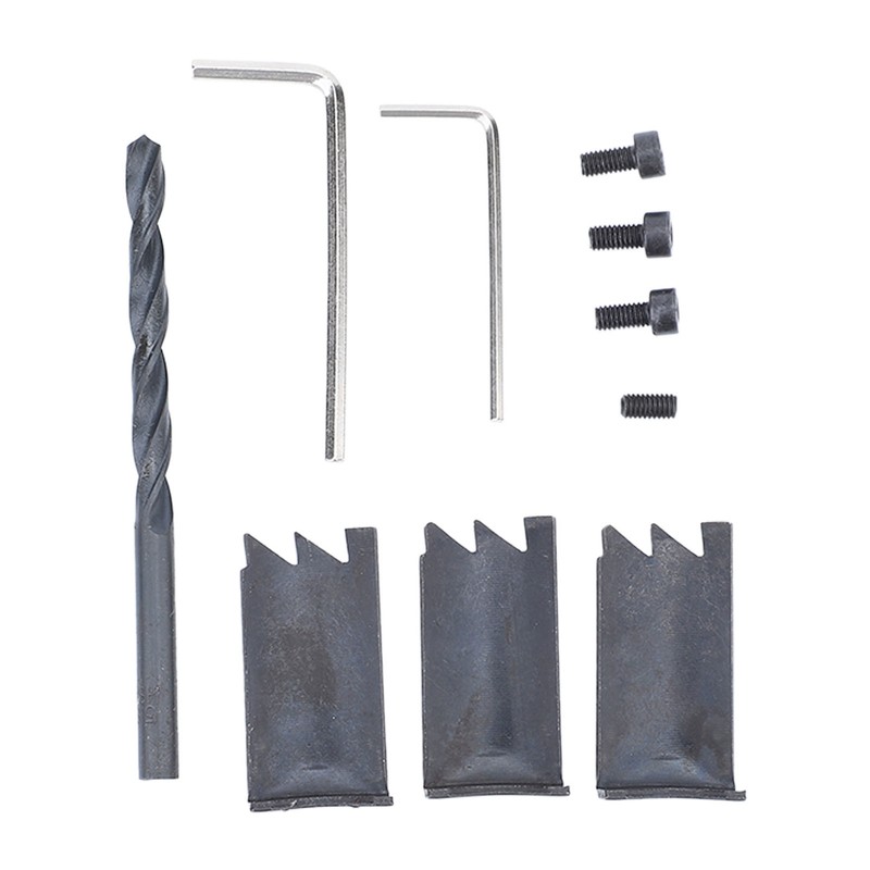 Adjustable Hole Saw Replacement Punching Cutter Drill Bit Kit 45