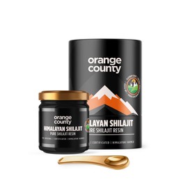 Orange County Shilajit Resin | Natural Ayurvedic Superfood | 400mg Serving | Potent Mineral Supplement for Energy, Stamina & Vitality | 100% Pure Himalayan Shilajit | Lab-Tested