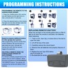 MMT103 3-Button Transmitter Replace for Mighty Mule MMT103 Remote, Compatible