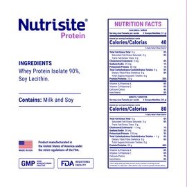 Nutrisite Nutrition Medical Grade Hydrolyzed Protein – Carb, Gluten and Sacarose Free, Unflavored Whey Isolate Protein (9.7 Oz)