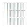 Artificial Grass Pins, U-shaped Pins, Green (5.9 inches (150 mm),