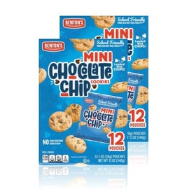 Benton’s Mini Cookie Snack Packs (2 Boxes, Chocolate Chip)