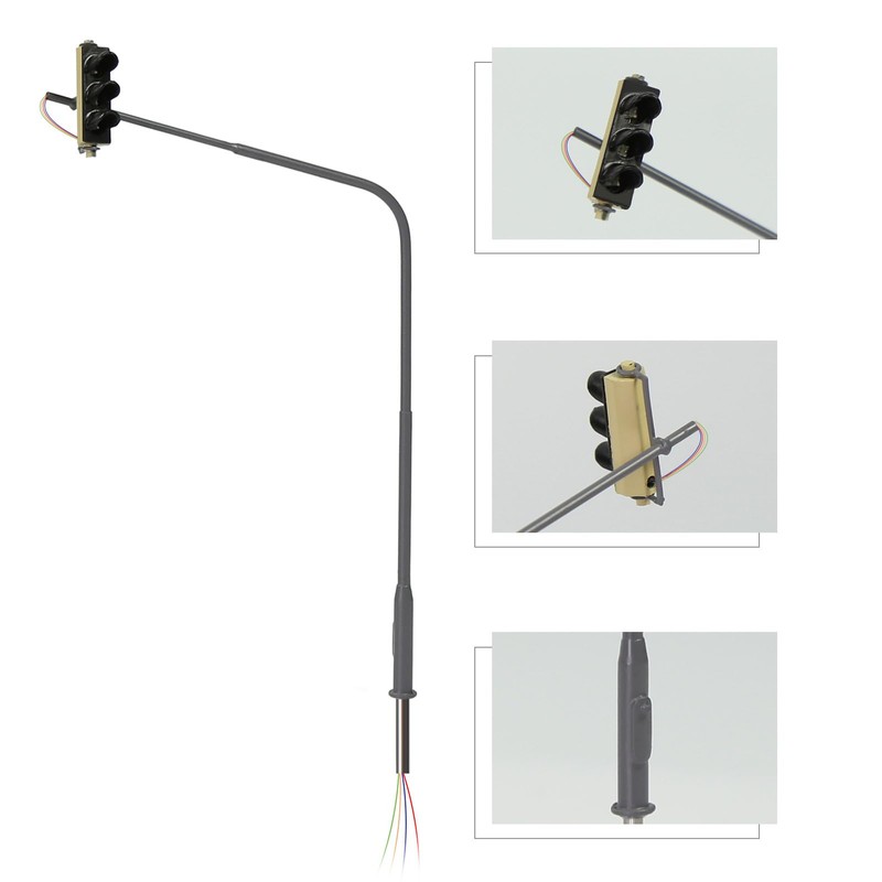 Evemodel Set of 2 Track H0 1:87 Right Traffic Light