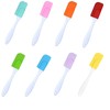 8 Pack Mini Silicone Scraper Set ，Heat Resistant Rubber Scrapers