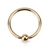 Ball Closure Ring Septum Piercing Captive Ring Lip Eyebrow Nose