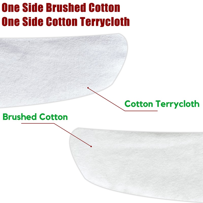 Tummy Liners for Sweat Rash - Cotton Terrycloth + Brushed