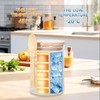 Deeriz Airtight Food Storage Containers with Bamboo Lids and Spoon