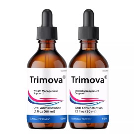 Trimova Drops, All Natural Formula, Overall Wellness & Energy (2 pack)