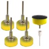 φ1-inch Hook and Loop Sanding Pad, with 1/8"(3mm) Shank 2-Pak&5-Pack