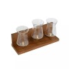 Better Homes and Gardens 3 Beaker Propagation Station, Beige Wood