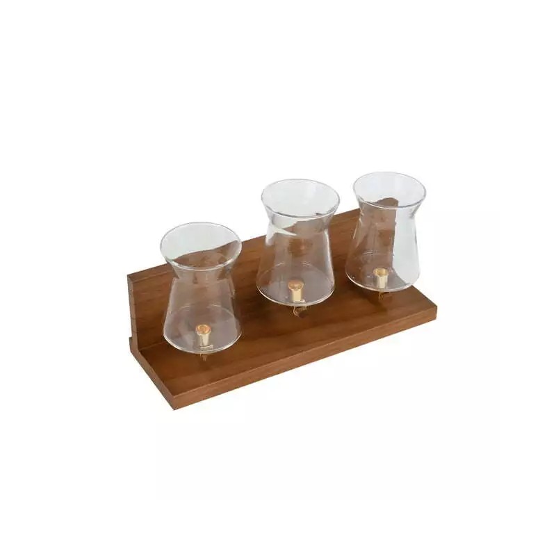 Better Homes and Gardens 3 Beaker Propagation Station, Beige Wood