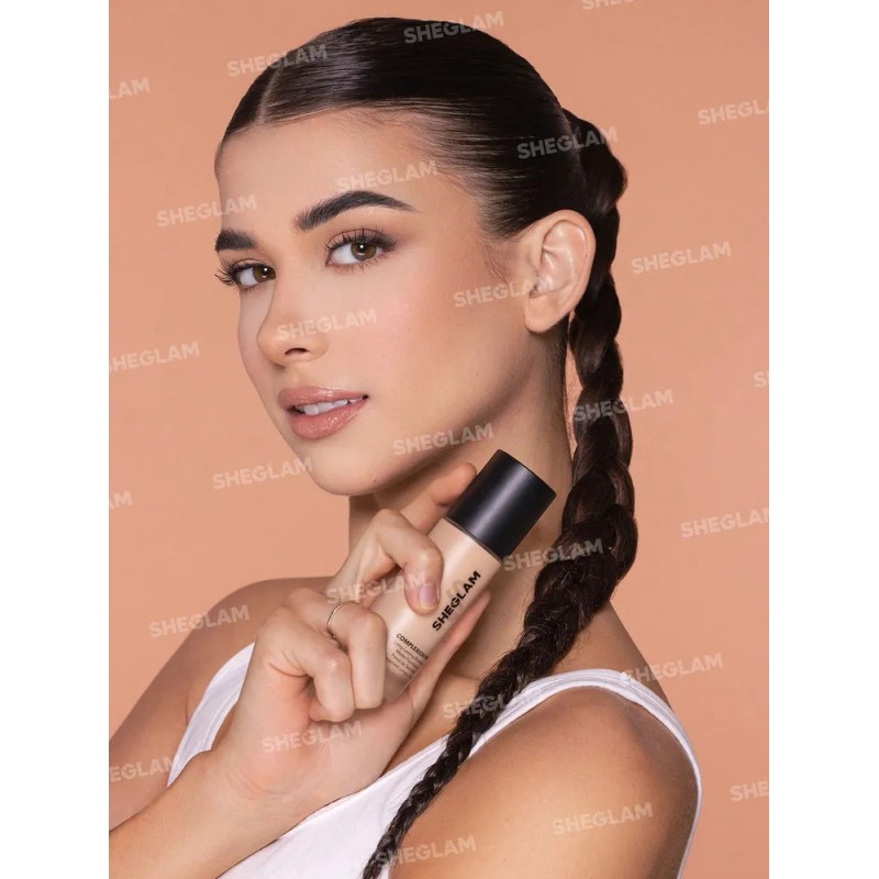 SHEGLAM Complexion Pro Base Líquida Larga Duración - Nude
