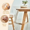 IBEQUEM Clear PVC Tablecloth, Waterproof/Oil Proof Heavy Duty Transparent Table