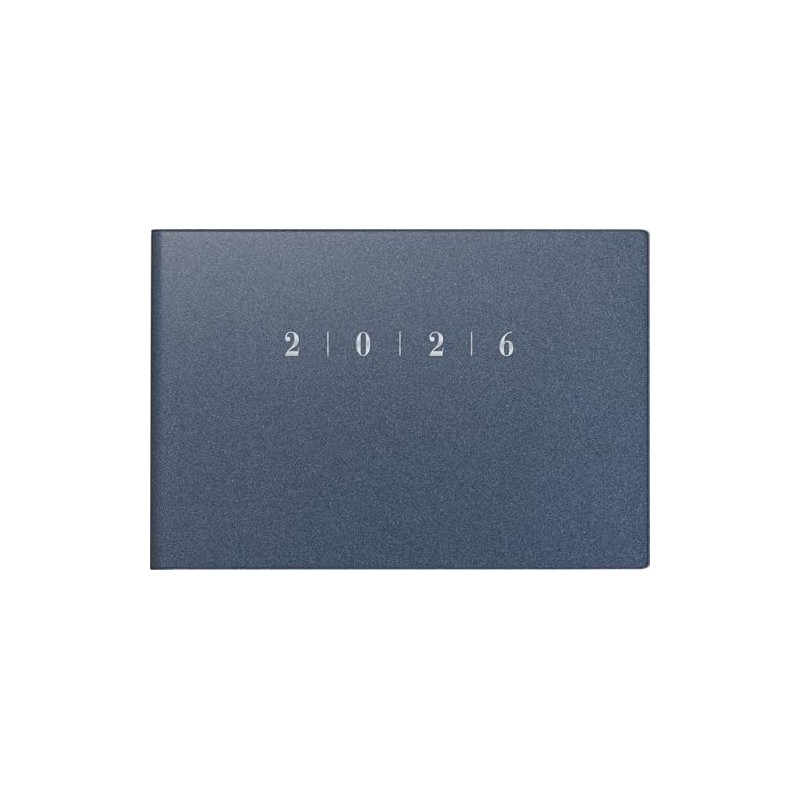 rido/idé Septimus 2026 Pocket Calendar A6 Landscape Plastic Blue
