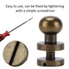 20set Brass Rivets Bronze Wear Resistance Luggage Hardware Accessories for