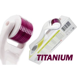 TMT Derma Skin Roller White 2.5mm Anti-aging, Wrinkles, Acne, Beard, Hair by TMT