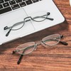 REAVEE 2 Pack Half Lens Reading Glasses Men Women Spring