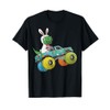 Happy Easter Monster Truck Trex Dinosaur Bunny Costume Kids T-Shirt